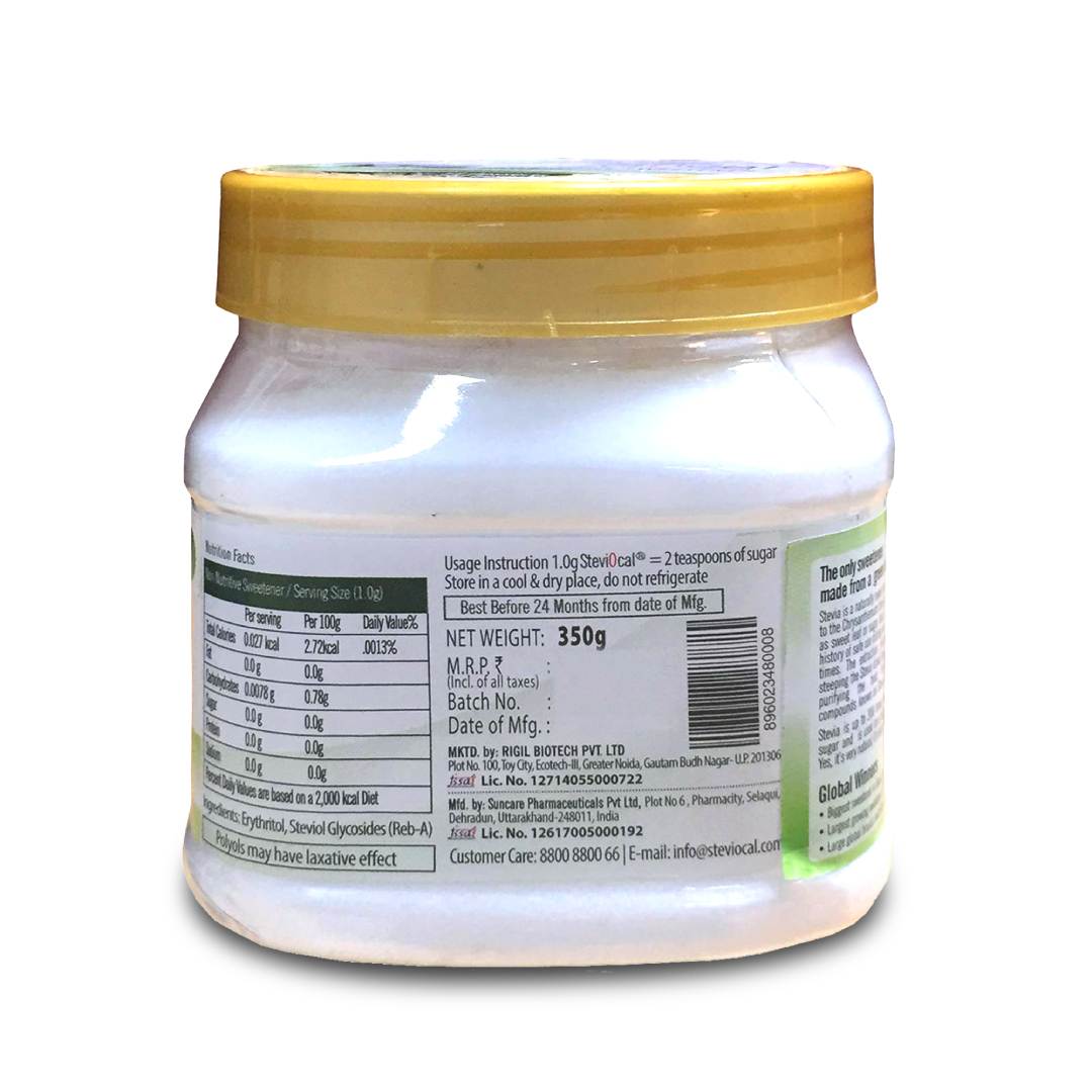 Stevi0cal best stevia sweetener in india best zero calorie sweetener diabetes friendly and keto friendly