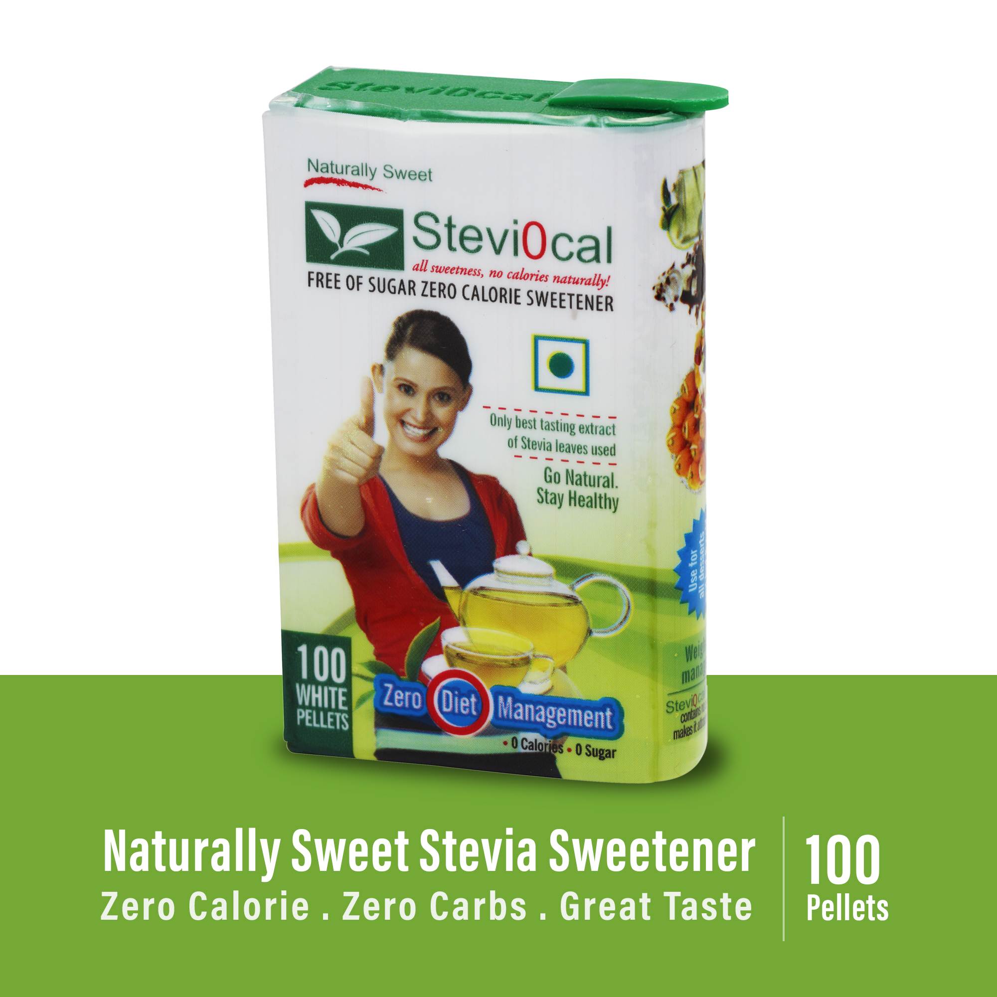 Steviocal best natural sweetener pellets stevia tablets sugar replacement
