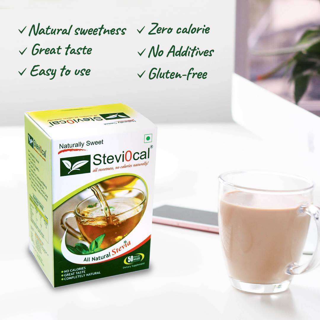 Stevi0cal buy stevia powder online in india best zero calorie sugar alternative