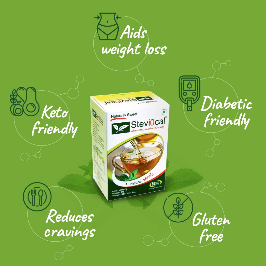 Stevi0cal buy best stevia online in india best zero calorie sugar alternative